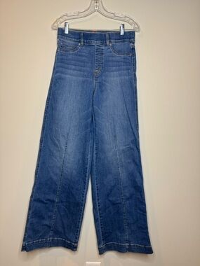 Spanx Classic Wide-Leg Denim Comfort Size Medium/8